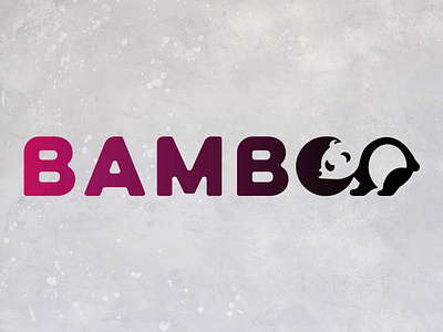 Bamboo bamboo graphicdesign logo panda