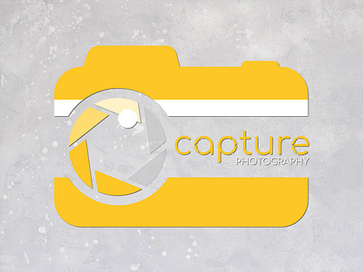 Capture Photography branding camera graphic design logo photography