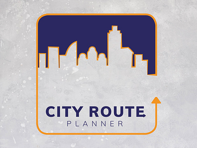 City Route Planner app app identity app logo city graphic design logo route planner ui ux