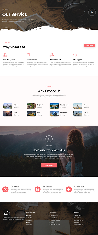 Travel Agency Website Service Page Design shahadat hossin travel agency website travel landing page travel landing page design travel service page design travel service website travel web design travel website travel website design travel wordpress travel wordpress website