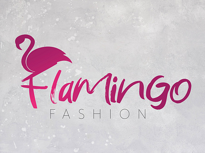 Flamingo Fashion branding fashion fashion branding flamingo graphic design logo