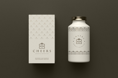 Cheers - Presentes Corporativos | Visual Identity adobe branding corporate design designer elegant graphic design illustrator logo logodesign logotype photoshop portfolio visualidentity