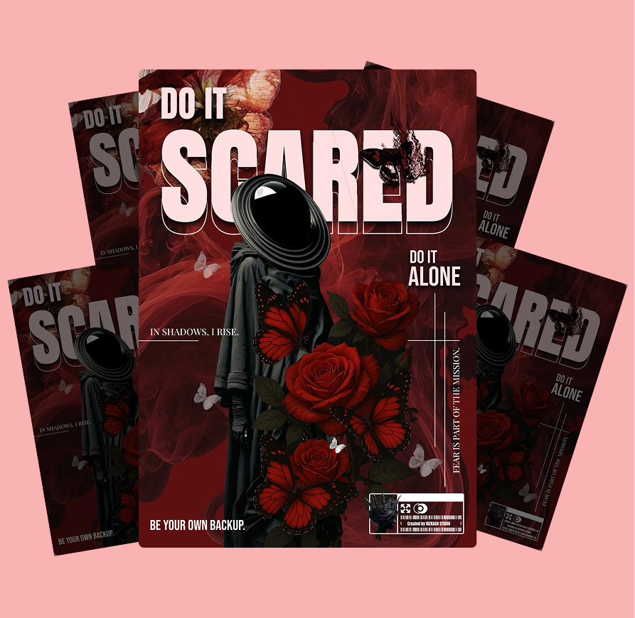 Dark Bold Poster Design branding dark poster design design poster graphic design poster poster design social media poster design