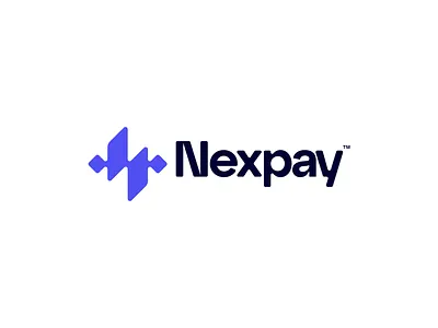 Nexpay financial technology company logo design bank branding branding agency cash color finance flat futuristic graphic design icon logo design minimal modern money online money transferring pay payment system purple logo symbol wallet