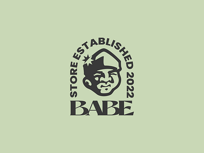 BABE STORE branding graphic design historical logo