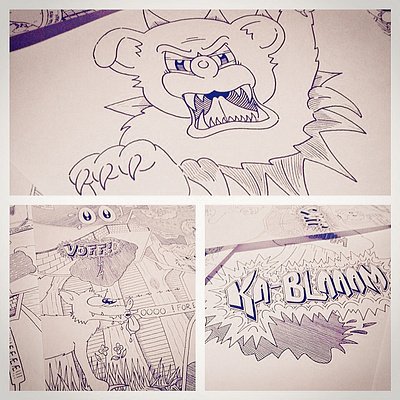 Bear cartoon cartoon drawing illustration