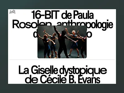 Contemporary Dance Performance Layout arts publication bold layout creative layout cultural magazine dance performance dramatic structure dynamic text editorial design editorial visuals expressive type graphic contrast headline typography layout experimentation modern typography motion capture performing arts print design typographic grid