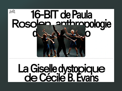 Contemporary Dance Performance Layout arts publication bold layout creative layout cultural magazine dance performance dramatic structure dynamic text editorial design editorial visuals expressive type graphic contrast headline typography layout experimentation modern typography motion capture performing arts print design typographic grid