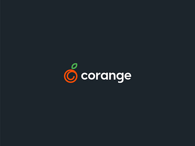 Corange Logo Design app branding design fruit icon illustration logo logo design logo mark logos orange orange logo vector web design