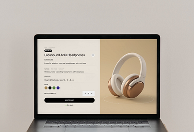 Product UI with 3D View via Spline 3d 3dproduct framer framertospline interactivedesign spline ui