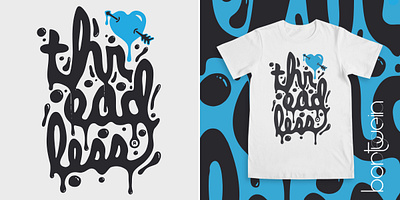 Stacked Ink - Threadless Reimagined art bortwein design graphic design heart ink logo retro t shirt threadless typography