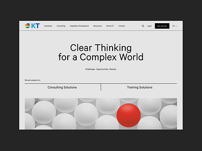 KEPNER TREGOE — Corporate Website business consulting corporate website minimalist serious ui ux web design