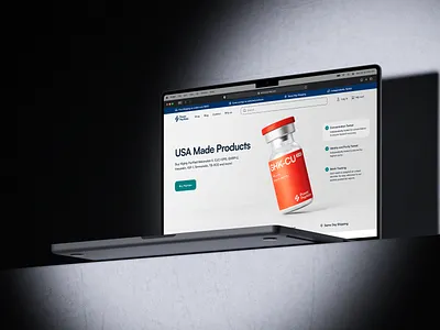 PowerPeptides | E-comm website design for YMYL ecom filters healthtech medtech shop ui usability ux ux ui web web design