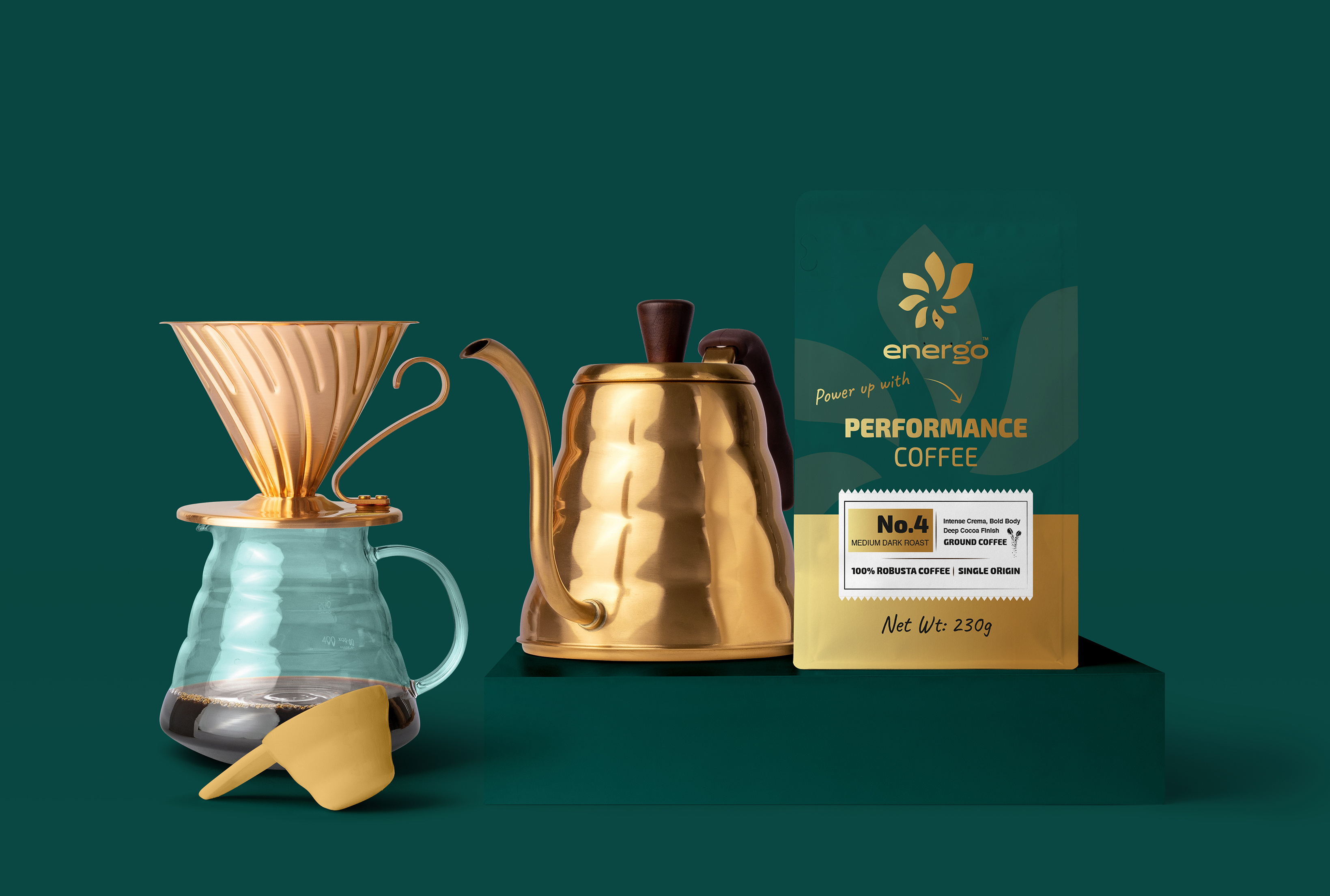 Example of Custom Coffee & Tea Label Design