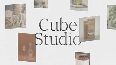 Cube Studio branding cube design graphic design