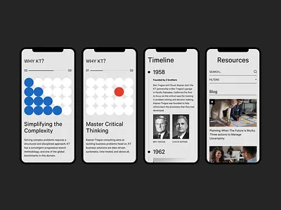 KEPNER TREGOE — Corporate Website business consulting corporate website minimalist serious ui ux web design