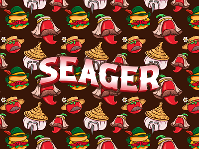 Seager Packaging Design burger character design design garlic graphic design hot sauce illustration logo logo design packaging packaging design sauce sauce brand sauce brand design sauce logo seager packaging design tomato vector