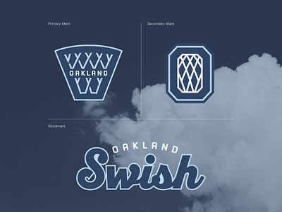 WPBA Logo | Oakland Swish branding design graphic design illustration logo sports