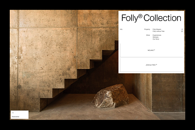 Interface design for Folly® accommodations accommodation architecture branding building design flat ui grid illustration interface line minimal modern mojave structure ui ux web