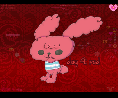 Junefairytale Day 4 (late): red art post art tag digital art drawing fan art illustration