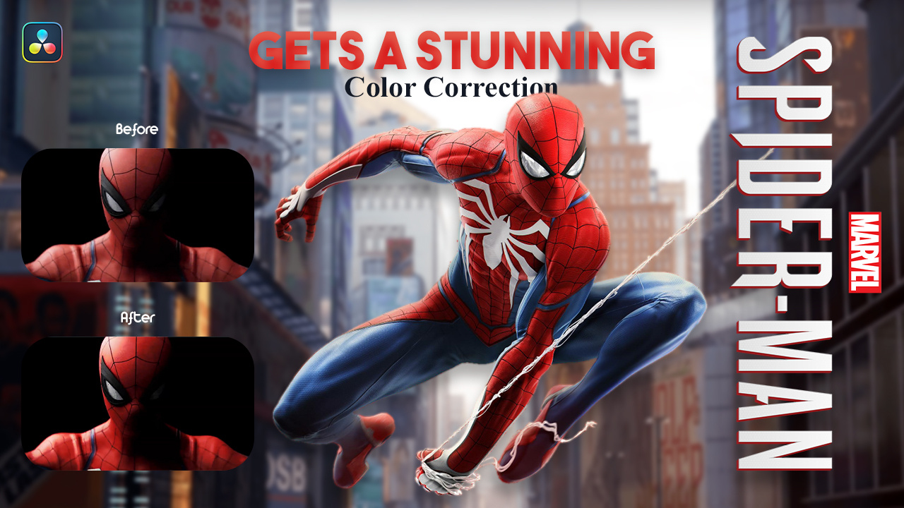 DaVinci Resolve - Color Correction motion graphics