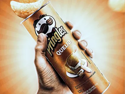 PHOTOMONTAGE COMPOSITION - PRINGLES CHEESE FOR PRINGLES