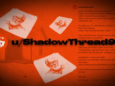 Dark mystery reddit YouTube thumbnail analog horror creepy crime dark documentary graphic design horror thumbnail mystery nexpo nexpo style psychological horror reddit reddit youtube thumbnail scary thumbnail youtube youtube design youtube thumbnail