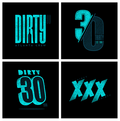 DIRTY 30 art artwork branding design graphic graphic art graphic design graphic logo graphics illustration logo logo design logos minimalist