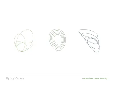 Dying Matters - Line Assets branding concepts graphic design logo