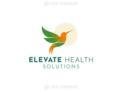 Elevate Health Solutions Logo graphic design logo