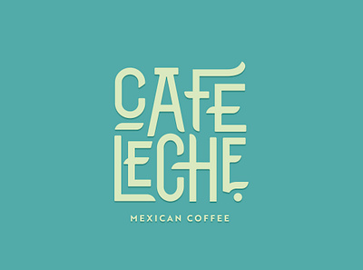 Cafeleche branding icon illustration illustrator lettering logo vector