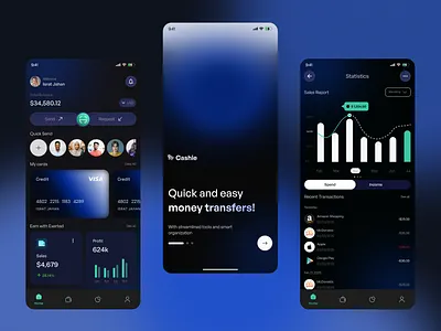 Fintech Mobile App UI Design app design application banking design figma design financial app inspiration israt mobile app payment app saas sales management statistics uxisrat