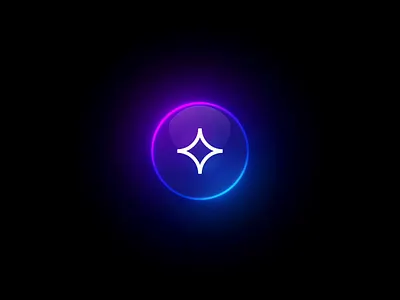 Webflow AI orb ai icon animation glow icon interaction loading motion graphics processing ui