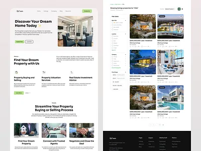 AY Estate - Real Estate Website branding design featured figma like premium uikit real estate ui ui8 uikit uiux webdesign website