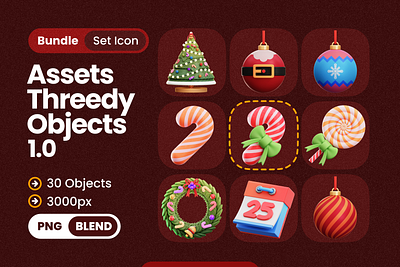 CHRISTMAS OBJECT 3D ICONS boy character christmas christmas eve design icon festival event graphic design happy christmas icon iconset illustration man new year people winter