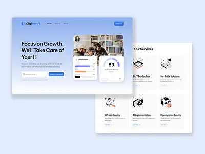 IT Consultant Landing Page landing page