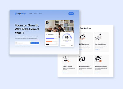 IT Consultant Landing Page landing page