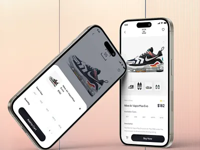 Shoe E-Commerce App UI application branding design ecommerce mobile app mobile design typography ui ux
