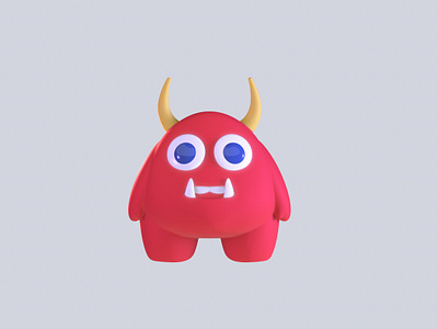 3D model Monster keychain 3d 3d animation 3d art 3d design 3d model 3d modeler 3d modeling 3d toys art design graphic design illustration keychain keychain design model design