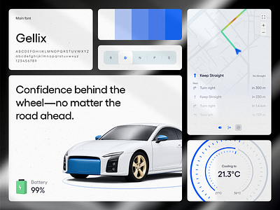 Сar Dashboard Design car dashboard dashboard ui design driver electric car electric car interface design light theme navigation self driving ui ux ux ui auto web website