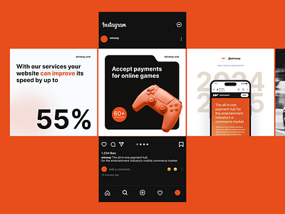 WinWay - Social Media Design branding design e commerce graphic design identity instagram logo posts social media