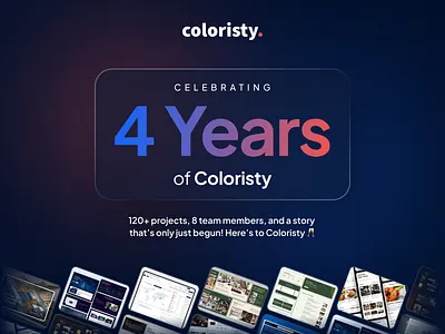 Celebrating 4 years of Coloristy 💪🏽