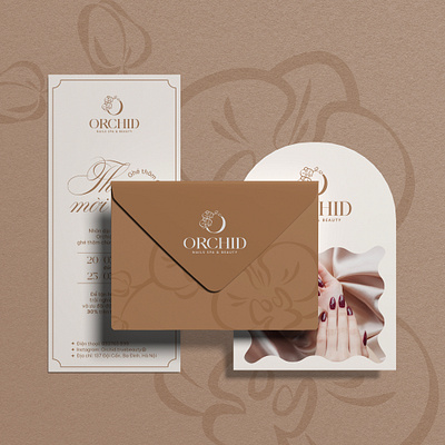 LOGO DESIGN | ORCHID NAILS SPA & BEAUTY branding design graphic design illustration logo
