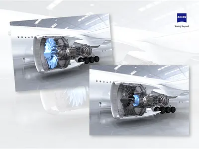 Visualising safety and precision for ZEISS Aerospace 3d 3danimation aerospace animation design render rendering