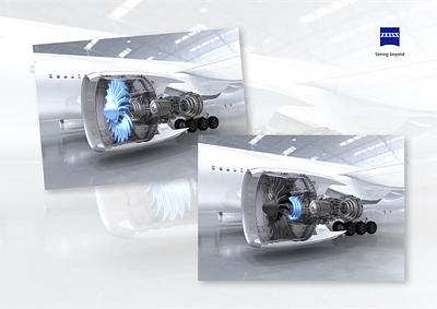 Visualising safety and precision for ZEISS Aerospace 3d 3danimation aerospace animation design render rendering