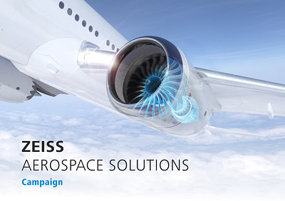 Visualising safety and precision for ZEISS Aerospace 3d 3drender campaign communication communication campaign copywriting key visual keyvisual marketing marketing campaign render rendering