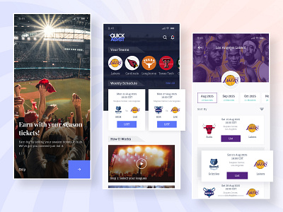 Earn with your season tickets! activity cardinals design graphic design how it works leagues mlb mobile app onboarding schedule season sell your tickets sports tickets ux strategy