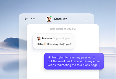 Concept of modular live chat window 3d animation chat glass glassmorphism graphic design live chat motion design product design saas ui ui design ux ux design website