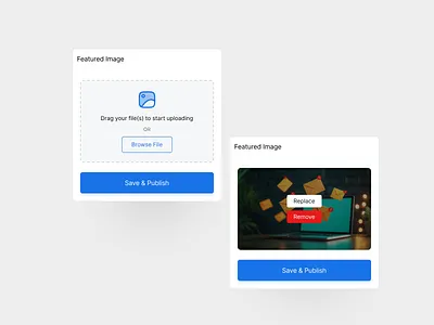 Image Upload UI Design saas saas design ui