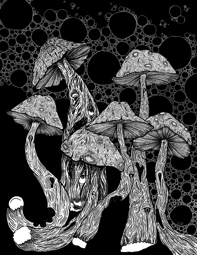 Mushroom Illustration art design digitaldesign digitaldrawing graphic design illustration procreate